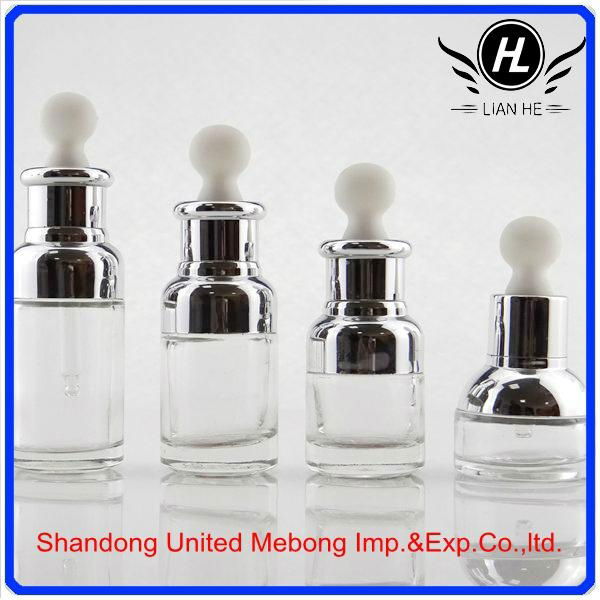 wholesale 20ml 30ml beauty care aluminium empty glass essential oil bottle with 