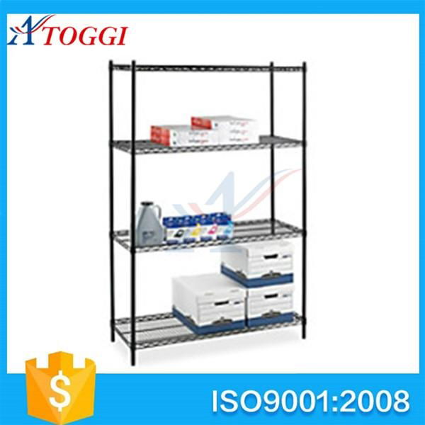 4 tier folding household chrome wire shelf 5