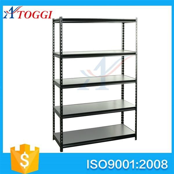 light duty steel slotted angle storage shelf racks