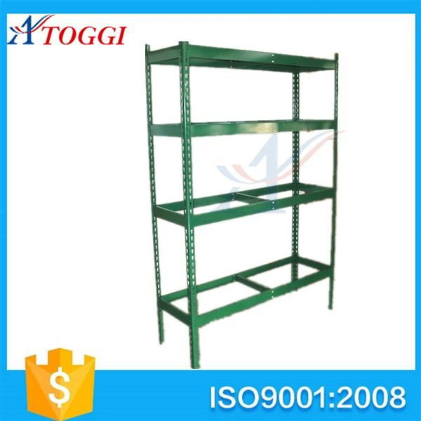 light duty steel slotted angle storage shelf racks 4