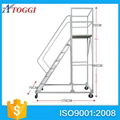 Collapsible steel  platform step ladder shelf 2