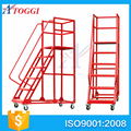 Collapsible steel  platform step ladder shelf 5