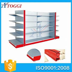 folding metal gondola supermarket shelf