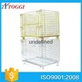 foldable rolling metal stroage cage
