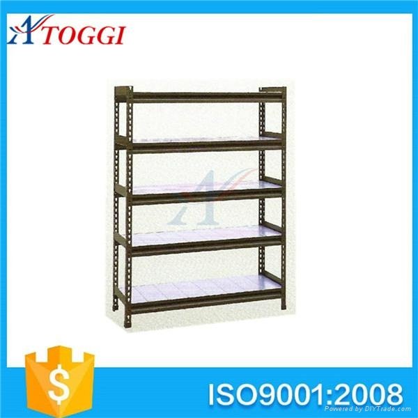 foldable angle iron rack shelving for display