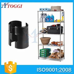 plastic coated small closet wire shelving