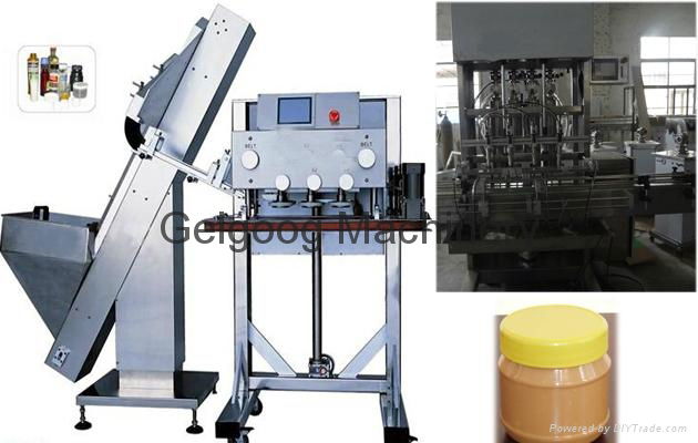 Automatic Peanut Butter Filling and Capping Machine 2