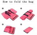 1680D Travel folding large duffle carry on l   age bag tote bag organizer foldab 4