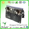 Factory hot sale PU Travel Cosmetic Bag for Essentials Makeup Brushes with be 3