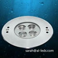 4 x 2W High Power RGB 3in1 LED Underwater Light With 316 Stainless Steel DC12V 2 2