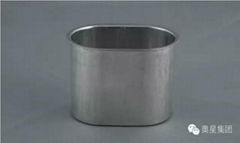 Flanging aluminium can