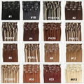 Clip In Human Hair 8pcs 1