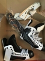 CCM Ribcor 50K White Skates 7 DA Pro Stock Hockey Skates Brand New 4