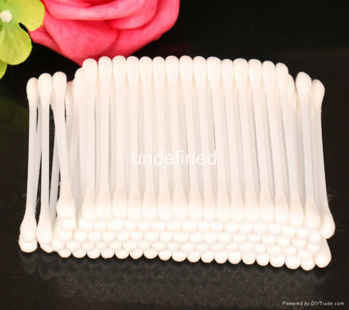 120pcs beauty makeup cotton buds plastic cotton swab whole manufacturer Q-tips 4