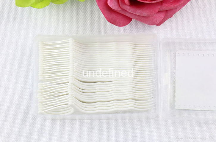 30 Pieces High Quality OEM Plastic Dental Floss Pick Toothpick in Box manufactur 2