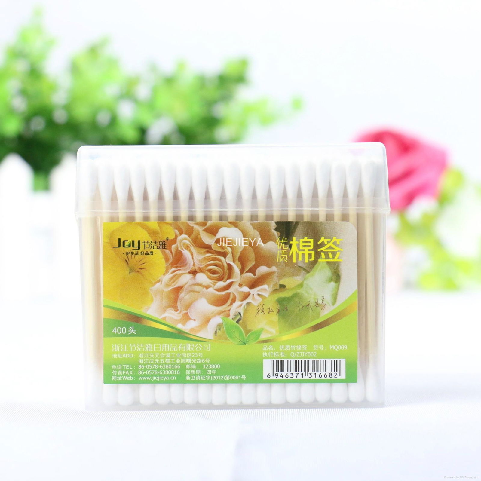 200p bamboo stick cotton bud wooden cotton swabs in box baby care ear clean manu