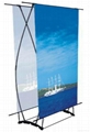 Fish style double side banner stand