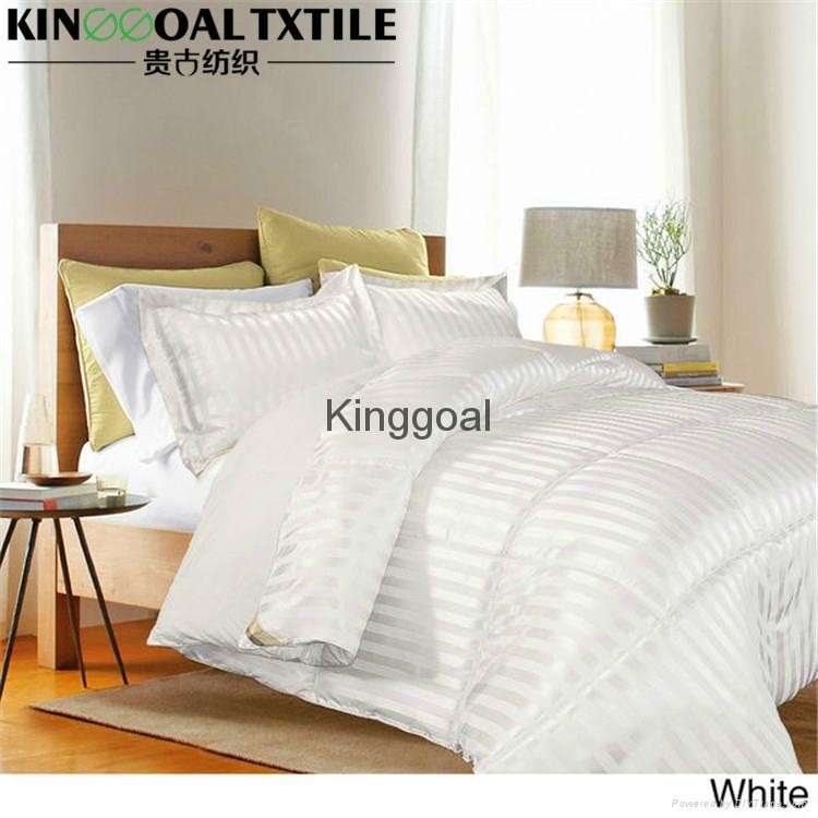 100% Silk Super King Size white Bedding Sets