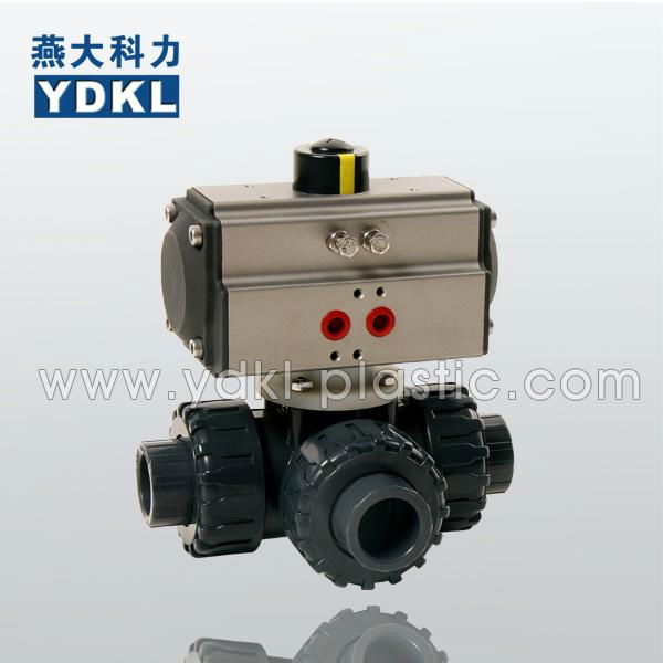 PVC BALL VALVE 3 way type 5