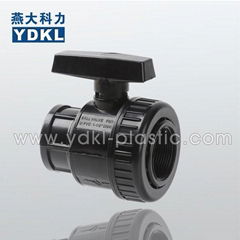 PVC single union ball valve