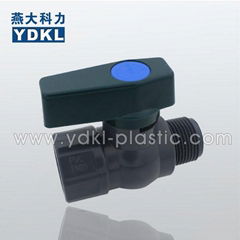 PVC compact Male and Female ball valve