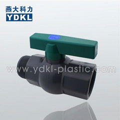 PVC compact Male and Female ball valve (big size)