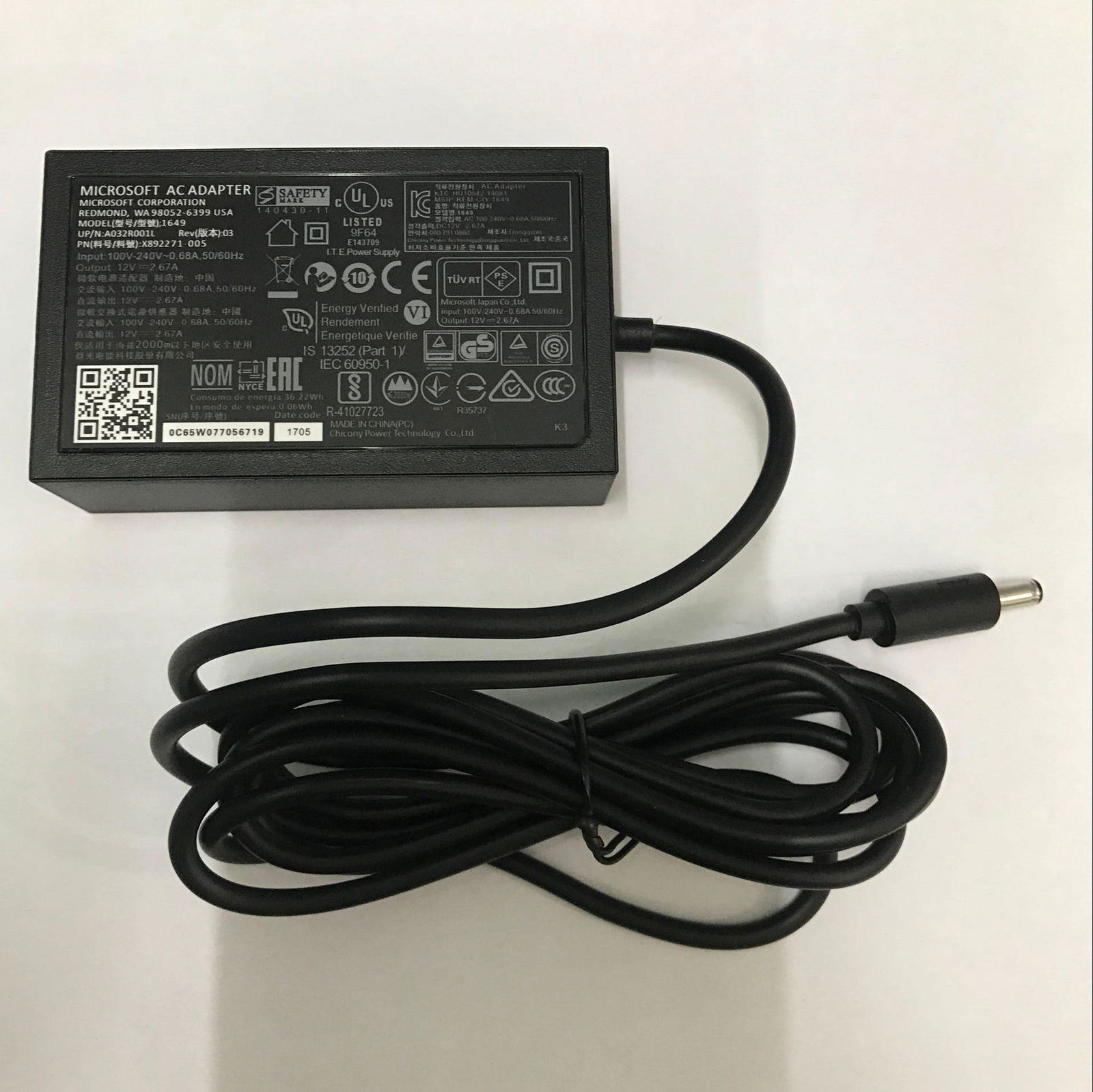 XBOX ONE Slim AC Adapter Original for Xbox one S Power Supply Power