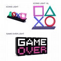 For Sony Playstation4 PS4 Icons Light for Video Game Console Accessories