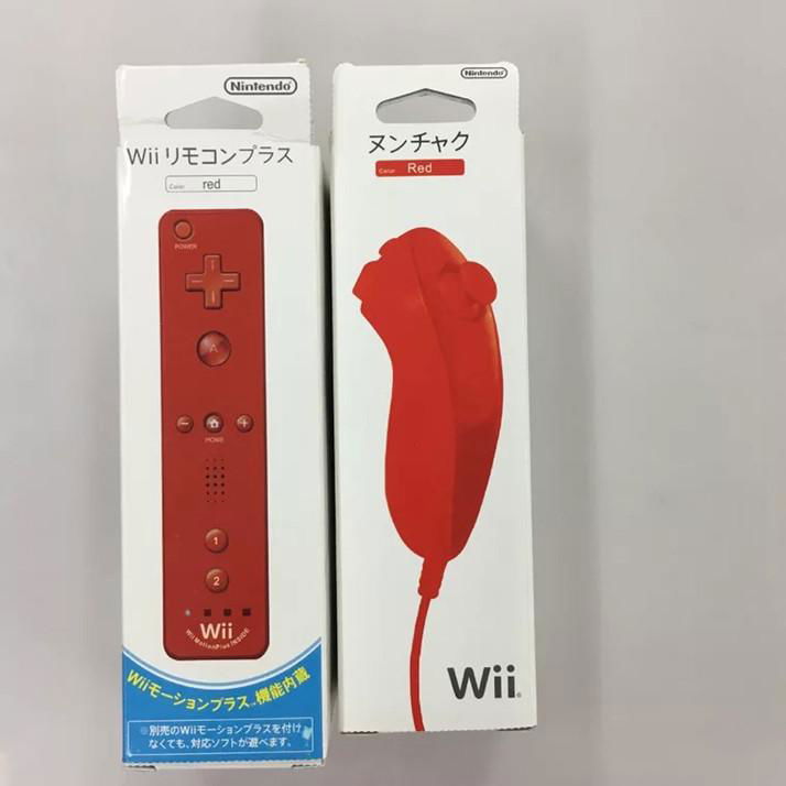 Nintendo Wii Mote Controller and Nunchuk Builtin Motion Plus 2in1