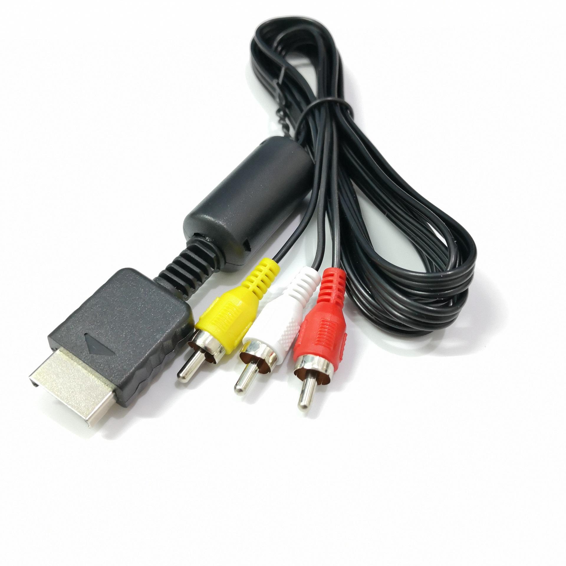 PS2 PS3 AV Cable for PS2 Audio Cable for Playstation2 Video Cable h