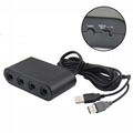 NGC Gamecube Controller Adapter for Nintendo WIIU Nintendo Switch 5