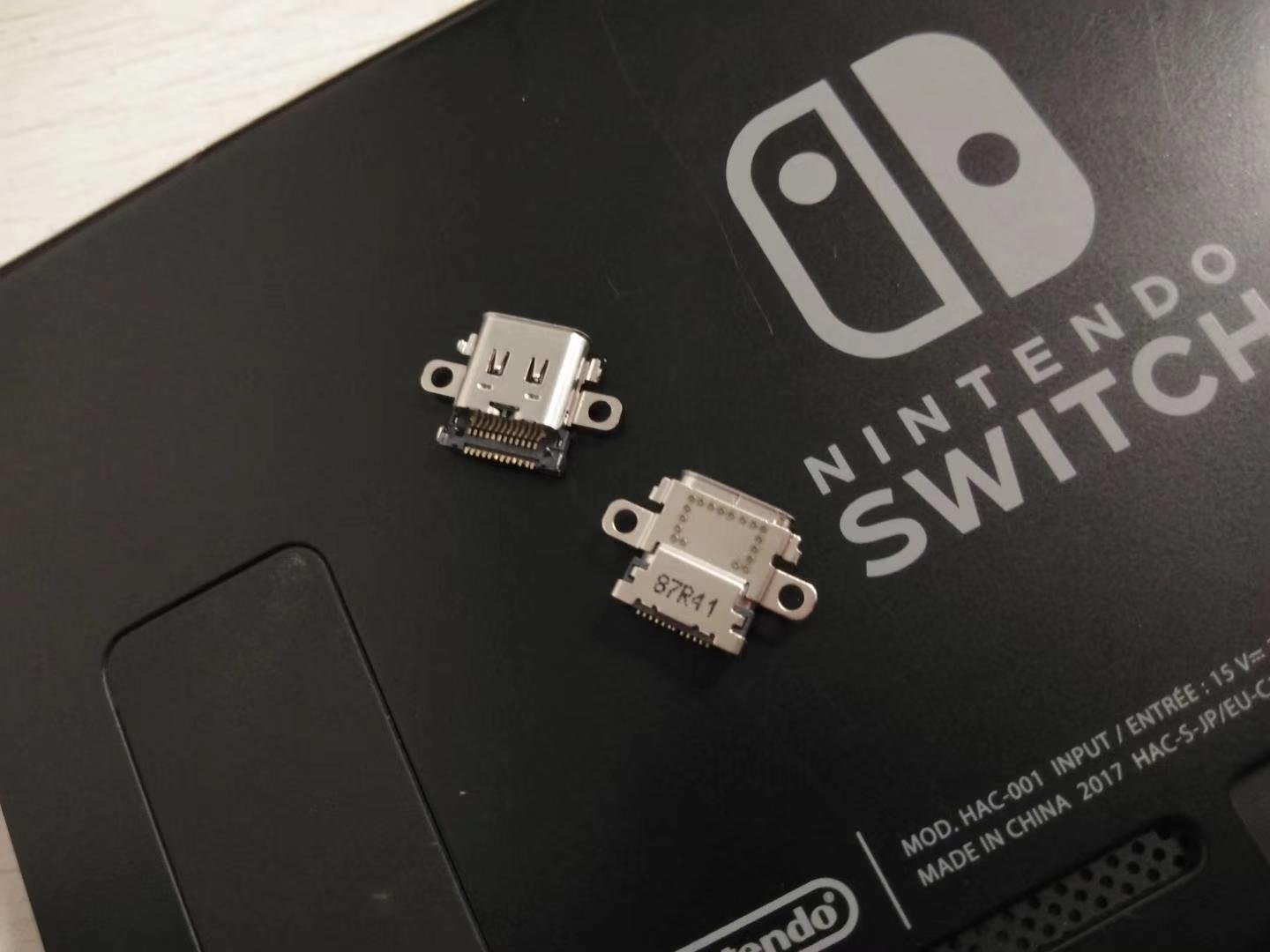 nintendo switch usb charging power socket port original TYPE-C 5