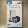 PS5 Vertical Stand with Cooling Fans Compatible with Playstation 5 Disc Digital  3