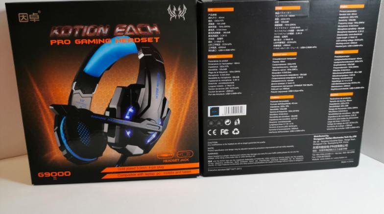 G2000 Game Headset with Microphone for PC Laptop PS4 XBOX ONE Voice Cancelling 