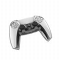 PS5 Controller Crystal Cover Case Protective Shell for Game Accessories 4