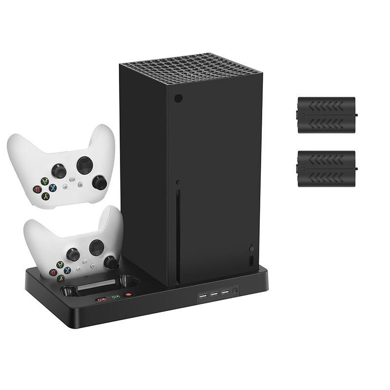 XBOX Series X Multifunctional Vertical Stand Cooling Base Dual Charging Stand 4
