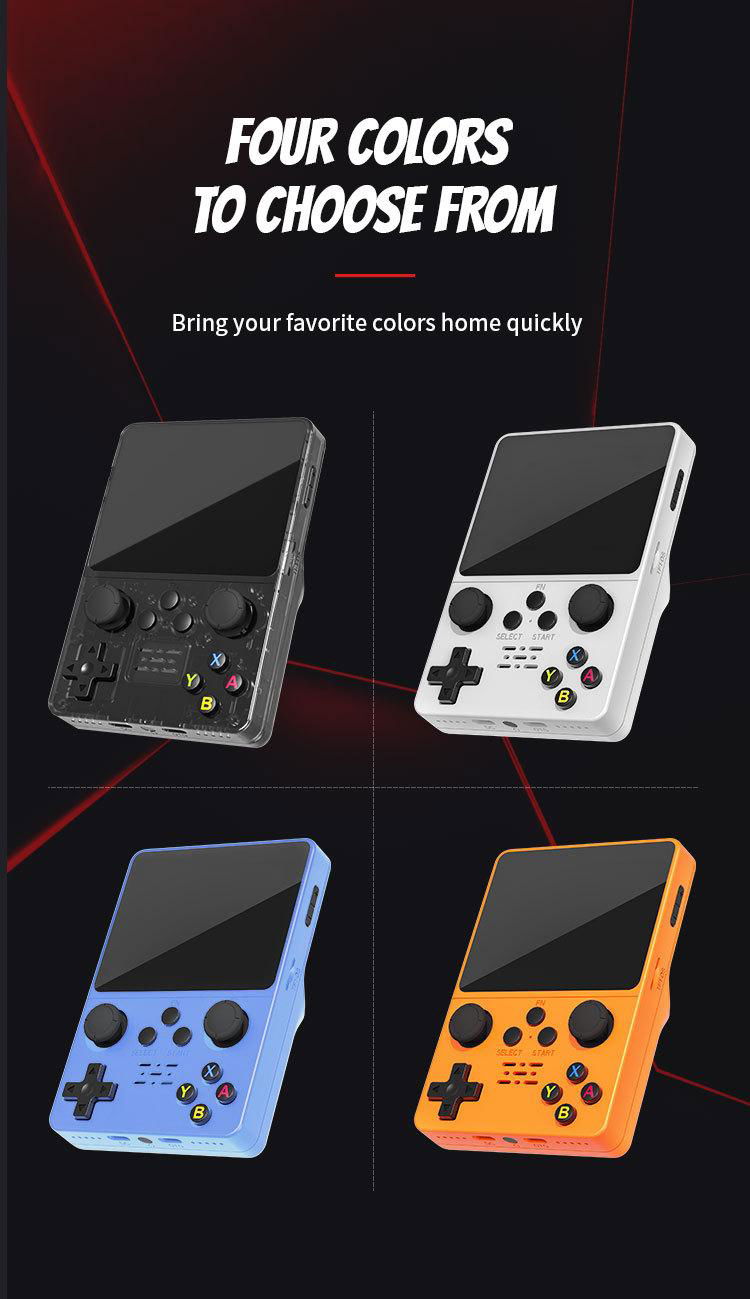 R35S Handheld Retro Game Console Linux System IPS Screen 3.5Inch 15000+games