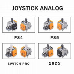 PS5 Analog Joystick Original PS4 Joysticks Parts XBOX ONE Analog Stick Hall Bran