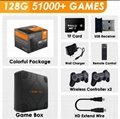  TV Box Wireless 2.4G Ultra HD Screen Game Stick with 2 Controllers