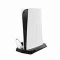 Multifunctional Ps5 Vertical Stand Cooling Fan For Playstation5 PS5 Charging  2