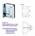 Glass hinge