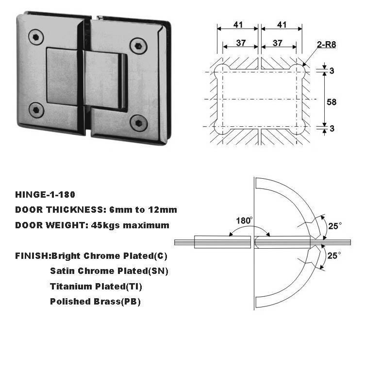 Glass hinge 3