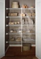 Wire closet shelving