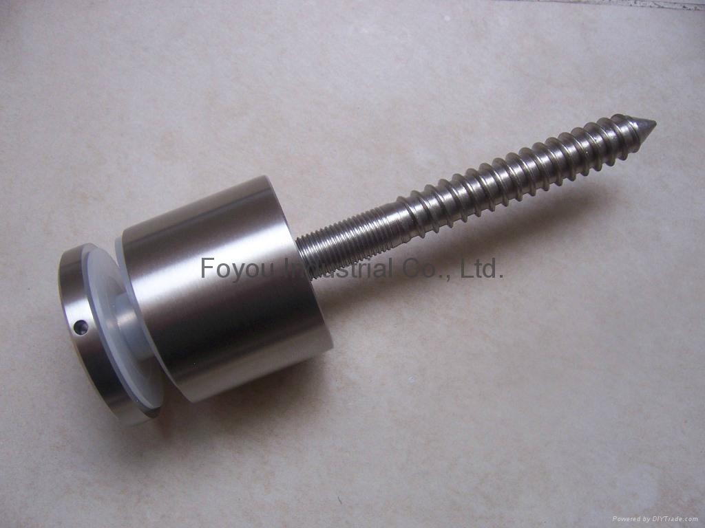 Stainless steel standoff glass fitting parts