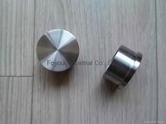Stainless steel pipe fitting end cap