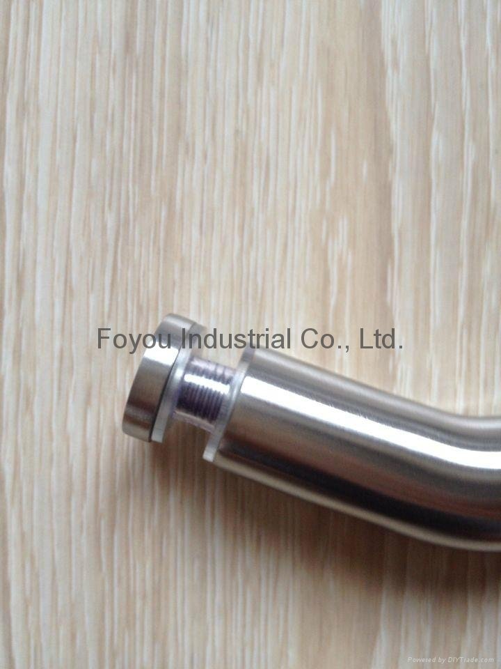 Glass door handle in SUS 304 stainless steel 3