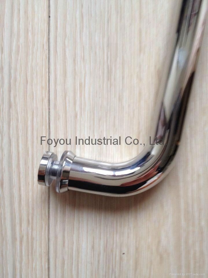 Glass door handle in SUS 304 stainless steel 4