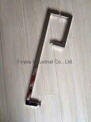 Stainless steel square tube combo handles for glass door