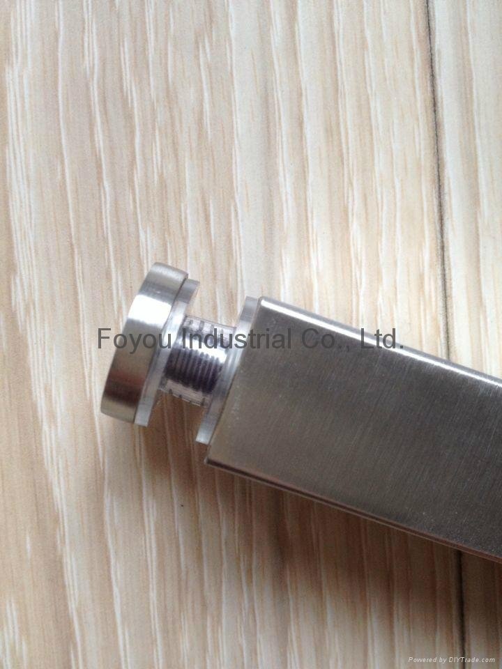 Stainless steel square tube combo handles for glass door 3