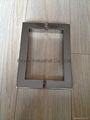 Stainless steel square tube back to back glass door handle 1